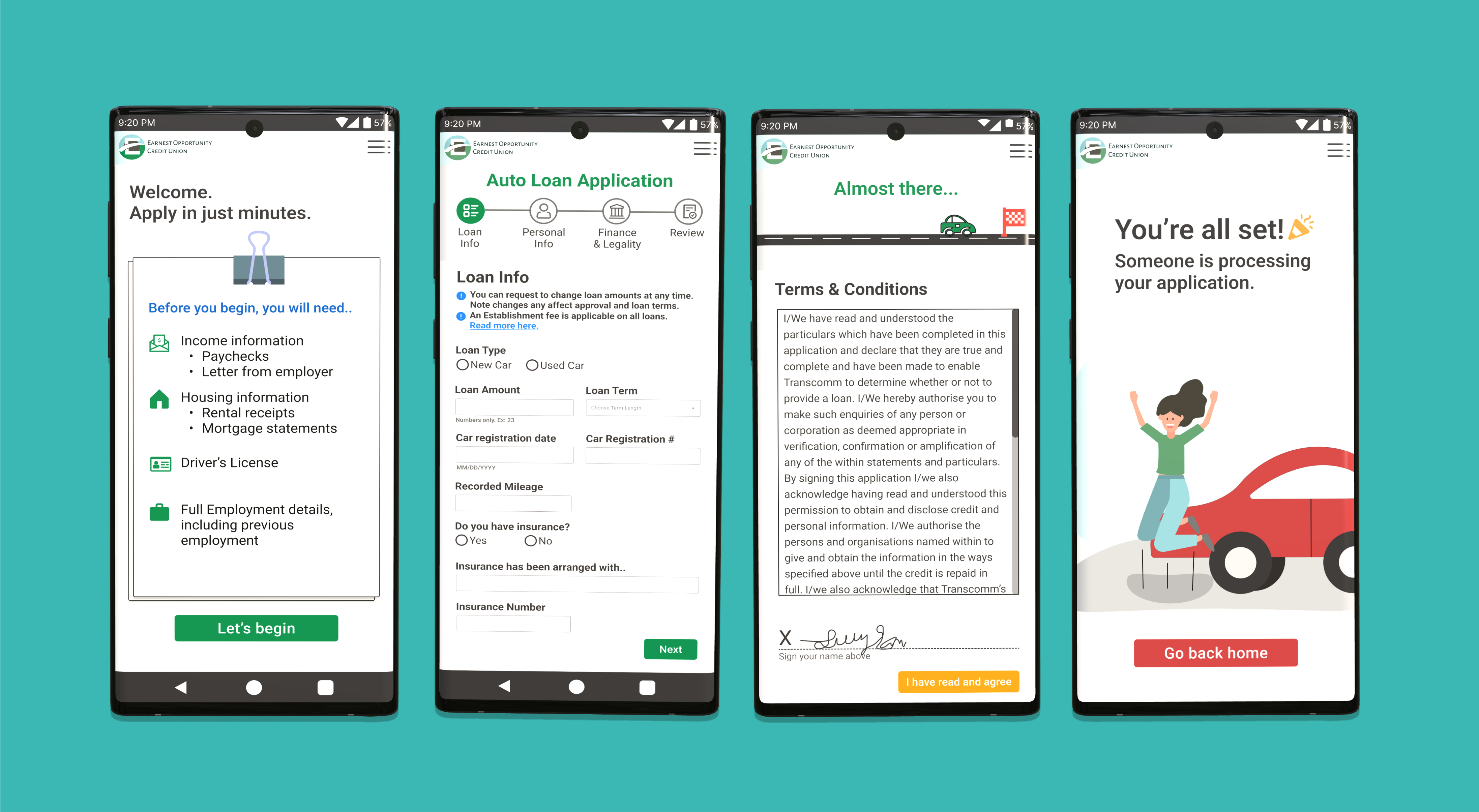 auto loan mobile app