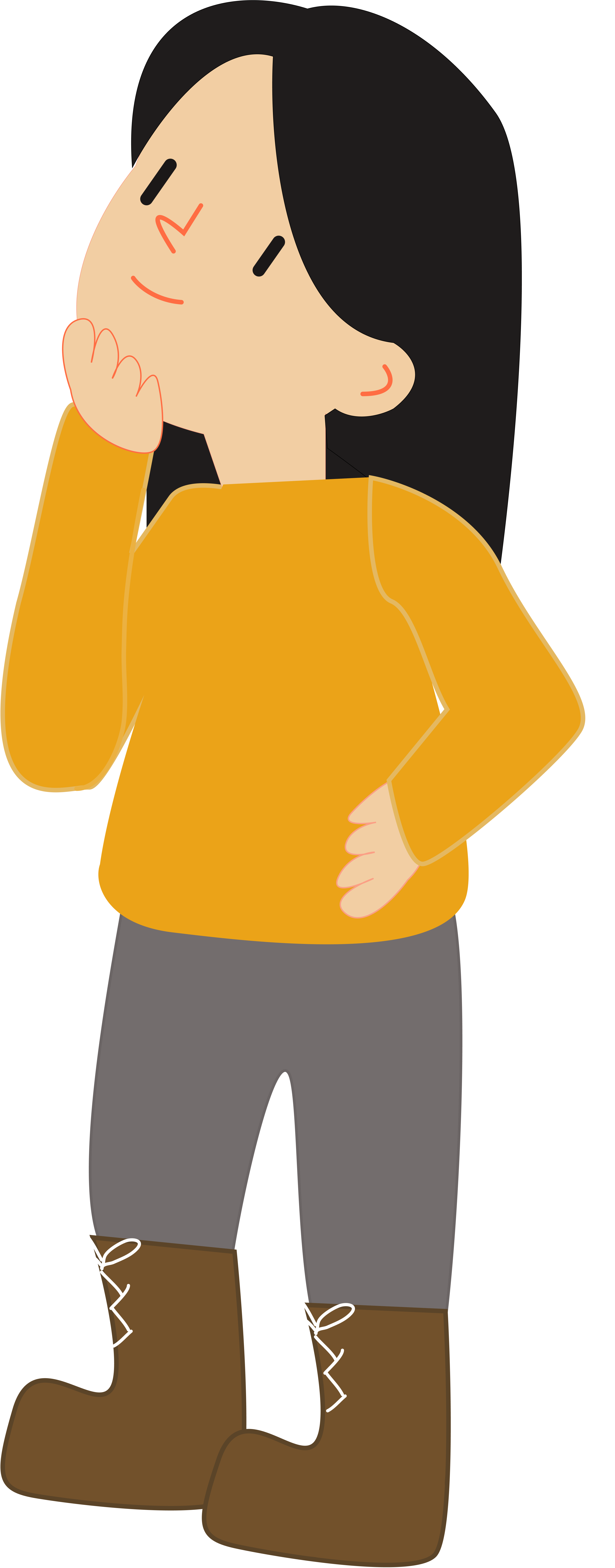 grace vector cartoon