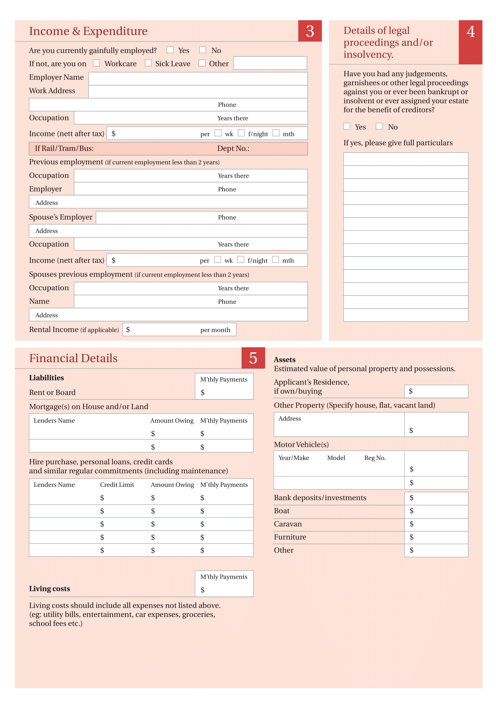 Transcomm form page 2