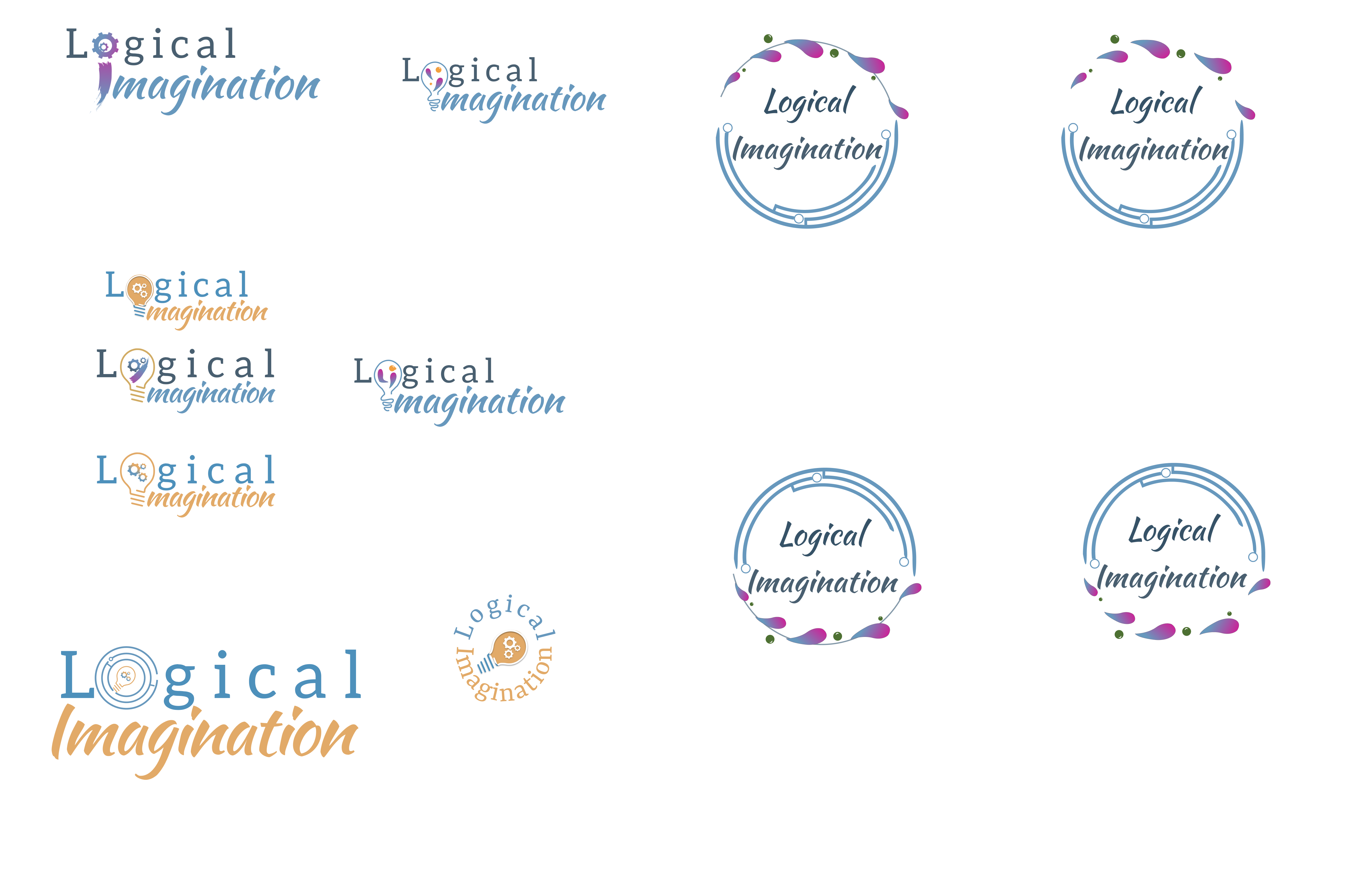 logical imagination logo initial designs